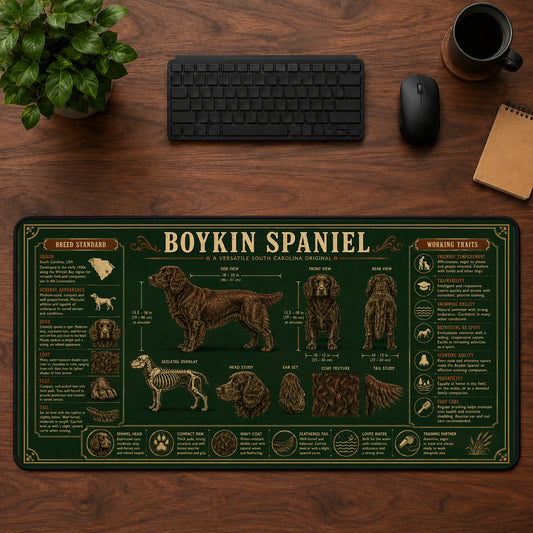 Boykin Spaniel Desk Mat Mouse Pad | 5To9Vibe
