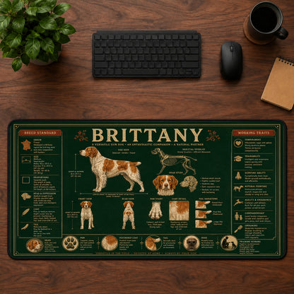 Brittany Desk Mat Mouse Pad | 5To9Vibe