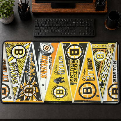 All Hockey Teams Vintage Pennant Anniversary For Fans Desk Mat Mouse Pad Trending - 5to9vibe