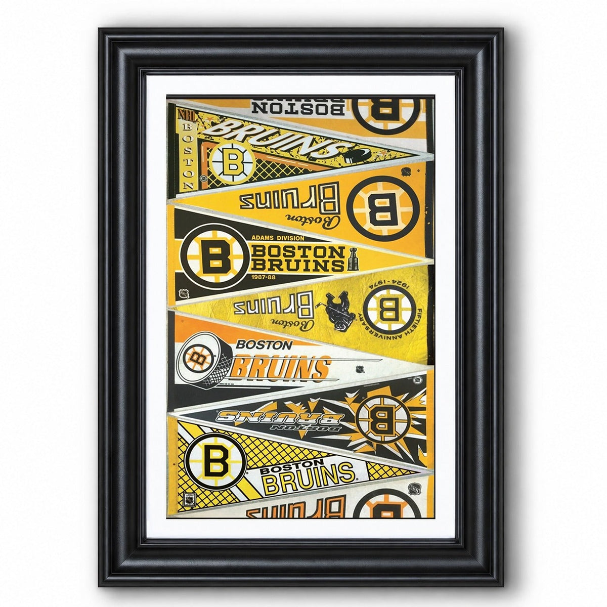 All Hockey Teams Vintage Pennant Anniversary For Fans No Frame Vertical Poster - 5to9vibe