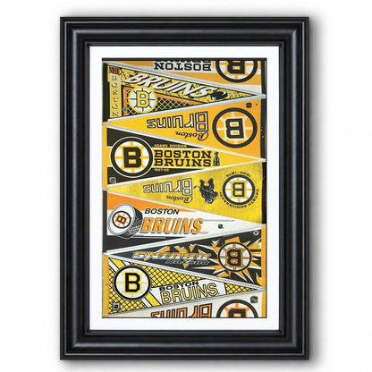 All Hockey Teams Vintage Pennant Anniversary For Fans No Frame Vertical Poster - 5to9vibe
