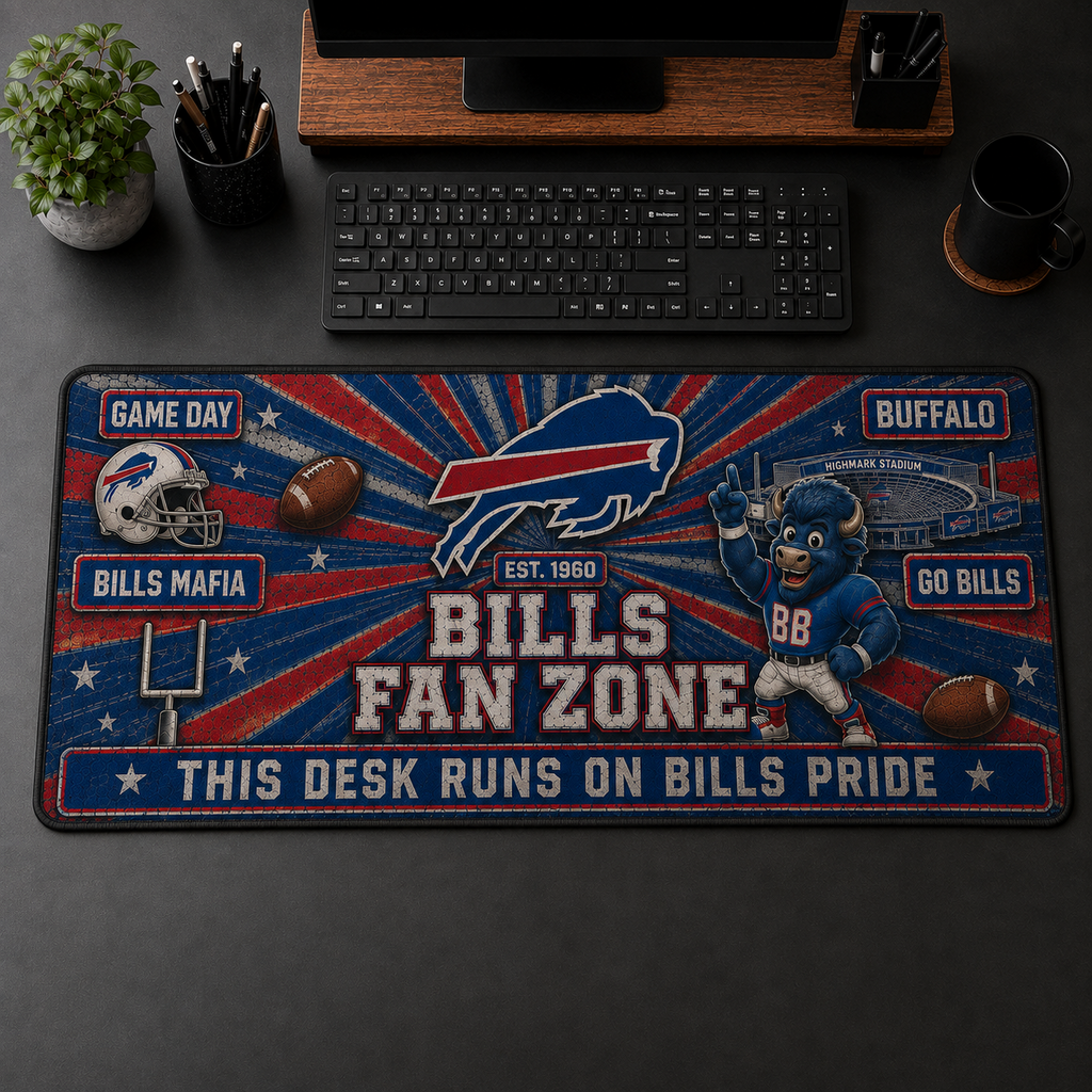 All Football Teams Fans Zone Desk Mat Mouse Pad Plus Size Trending - 5to9vibe