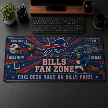 All Football Teams Fans Zone Desk Mat Mouse Pad Plus Size Trending - 5to9vibe