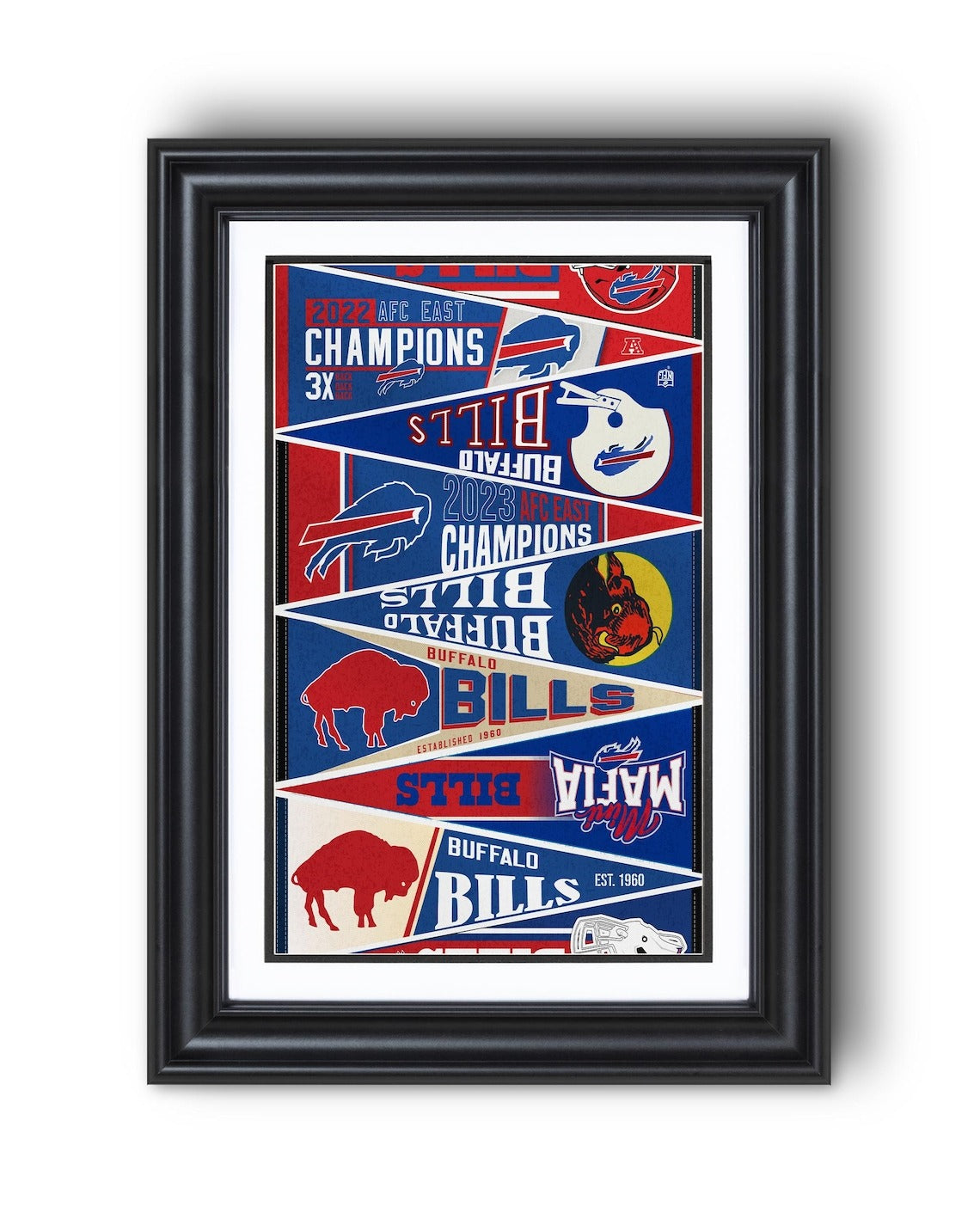 All Football Teams Vintage Anniversary For Fans No Frame Vertical Poster - 5to9vibe