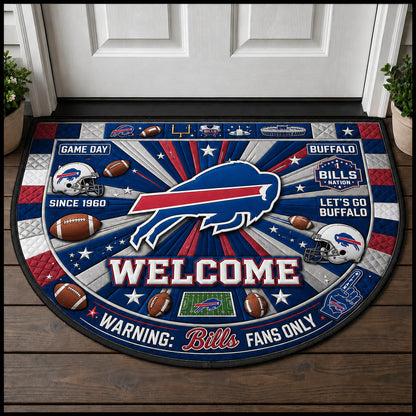 Football All Teams Custom Premium Welcome Mat – Personalized Doormat