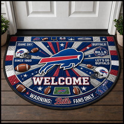 Football All Teams Custom Premium Welcome Mat – Personalized Doormat