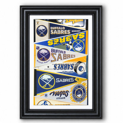 All Hockey Teams Vintage Pennant Anniversary For Fans No Frame Vertical Poster - 5to9vibe