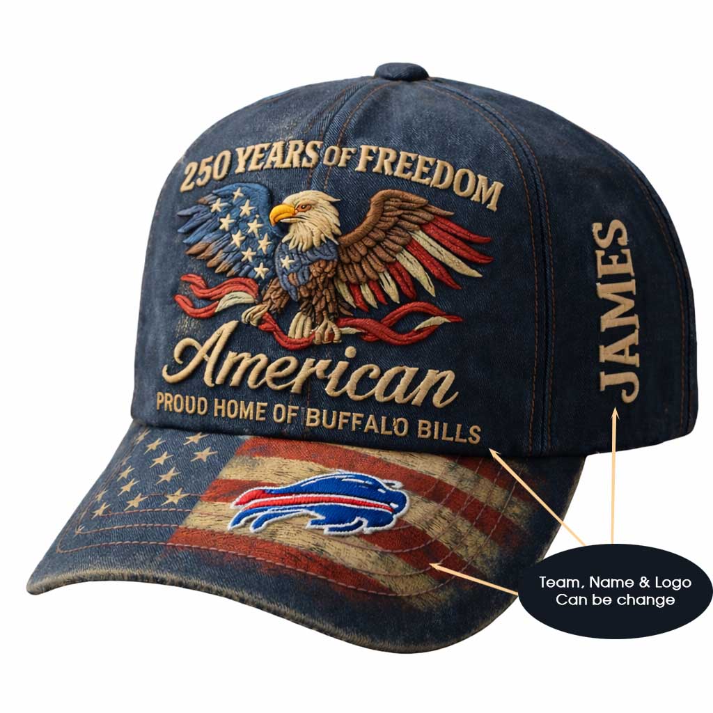 250th Anniversary USA Hat Vintage Eagle 250 Year American Anniversary Patriotic Unisex Baseball Cap