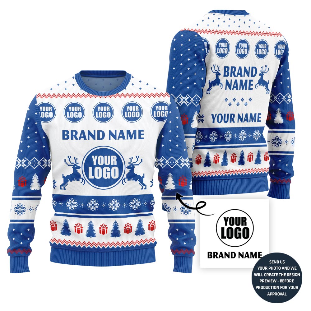 Bulk Discount Custom Logo And Brand Name Ugly Christmas Sweater