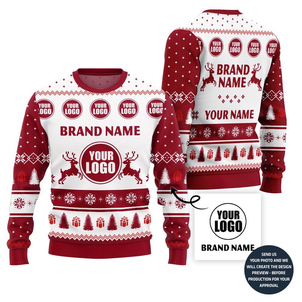 Bulk Discount Custom Logo And Brand Name Ugly Christmas Sweater