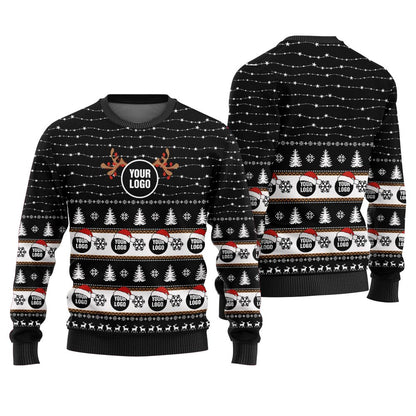 Unique Bulk order Custom Logo Christmas Sweater For Team