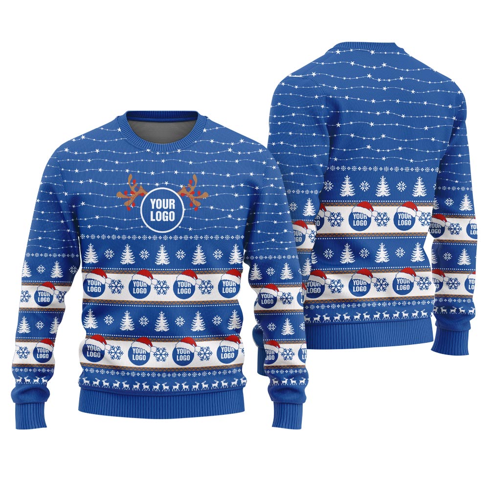 Unique Bulk order Custom Logo Christmas Sweater For Team