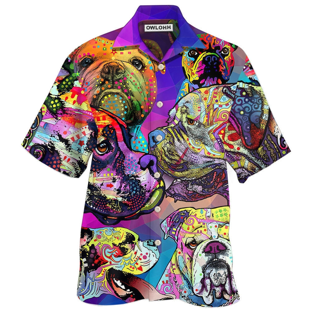 Hawaiian Shirt / Adults / S Bulldog All I Need Is Cool Bulldog - Hawaiian Shirt 
