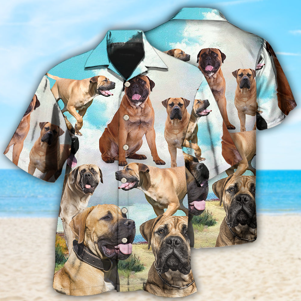 Bullmastiff Dog Beautiful Style - Hawaiian Shirt 