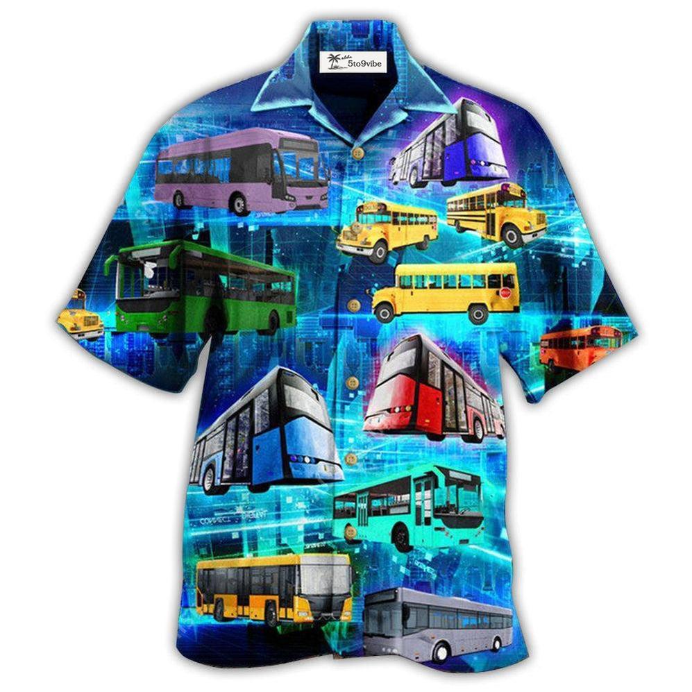 Hawaiian Shirt / Adults / S Bus Take A Bus Take An Amazing Journey - Hawaiian Shirt 