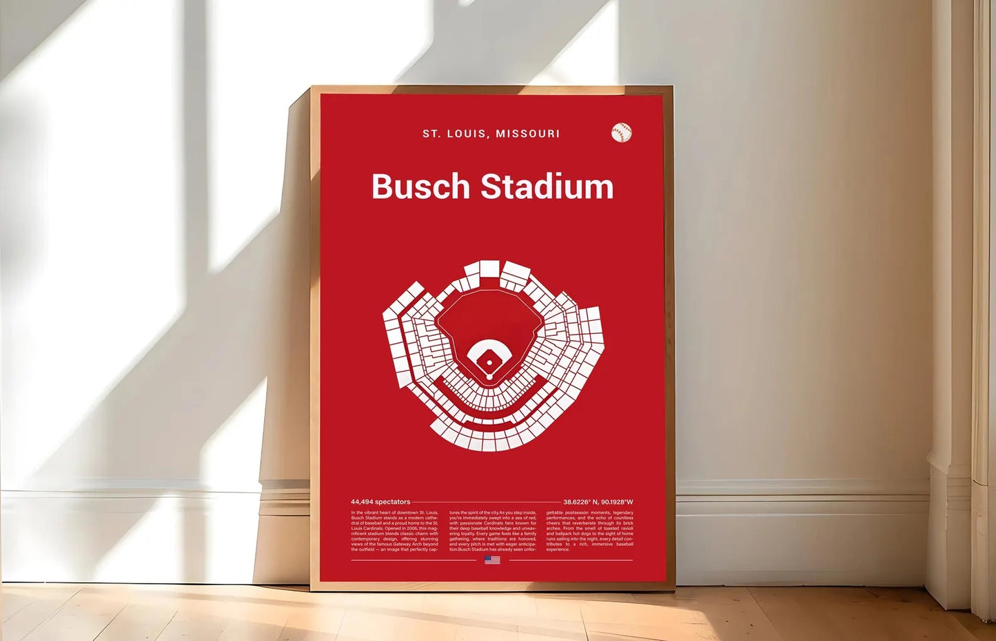 Baseball Stadium Seating Chart - Vertical Poster - 5to9vibe