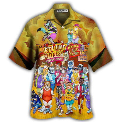 Hawaiian Shirt / Adults / S Cat Aerobics Instructor - Hawaiian Shirt 