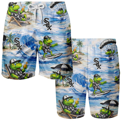 CWS Baseball Mascot Beach Viber Button-Up Unisex Hawaiian Shirt For Men & Women