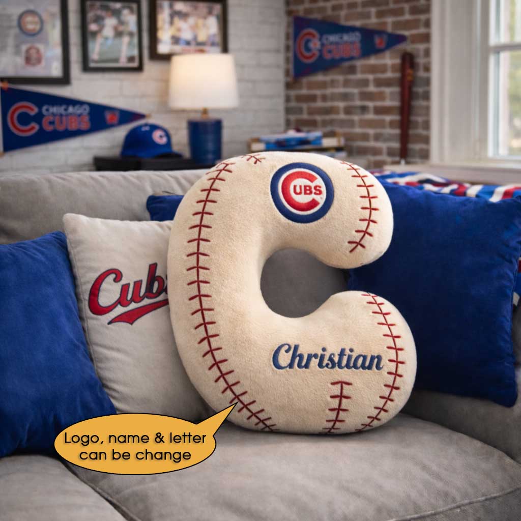 Baseball Pillow Custom Name and Logo All Teams  Irregular-Shaped Pillow Custom