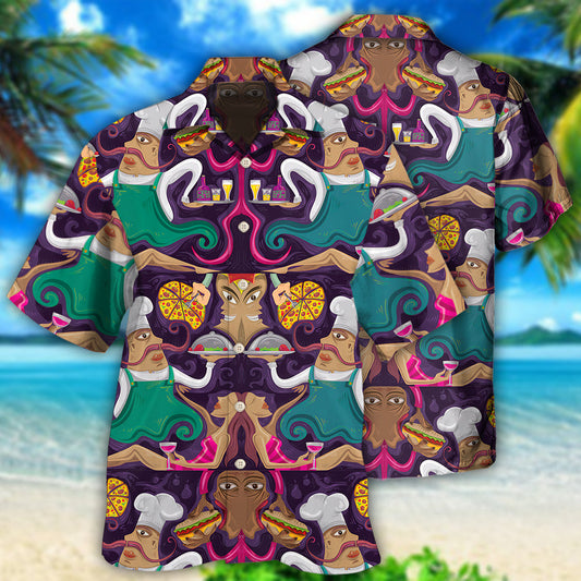 Chef Food Pizza - Hawaiian Shirt 