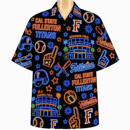 All College Basketball Teams Neon Viber Unisex Hawaiian Shirt For Men & Women