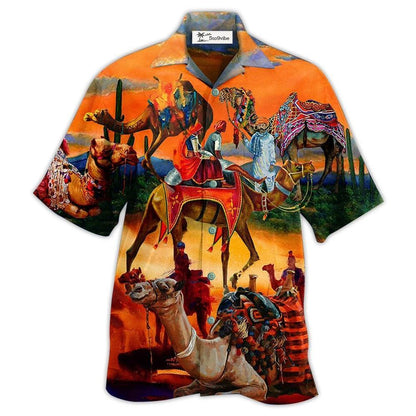 Hawaiian Shirt / Adults / S Camel Love Animals - Hawaiian Shirt 