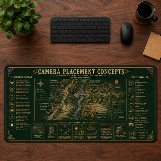Camera Placement Concepts Desk Mat Mouse Pad | 5To9Vibe
