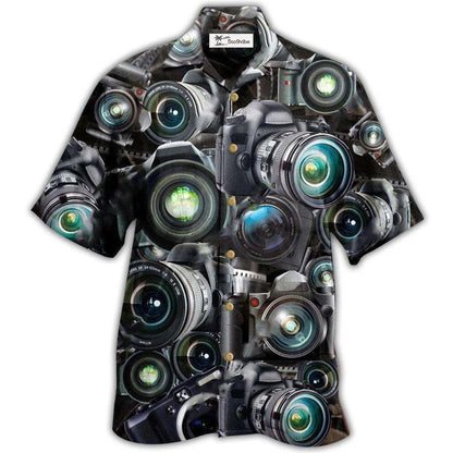 Hawaiian Shirt / Adults / S Camera Look Through Cameras - Hawaiian Shirt 