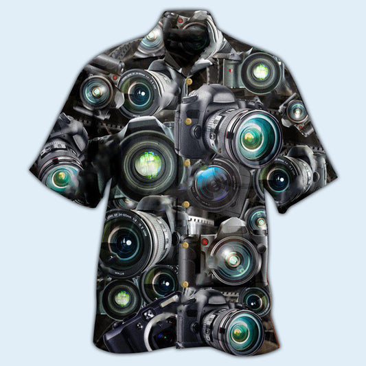 Camera Look Through Cameras - Hawaiian Shirt 