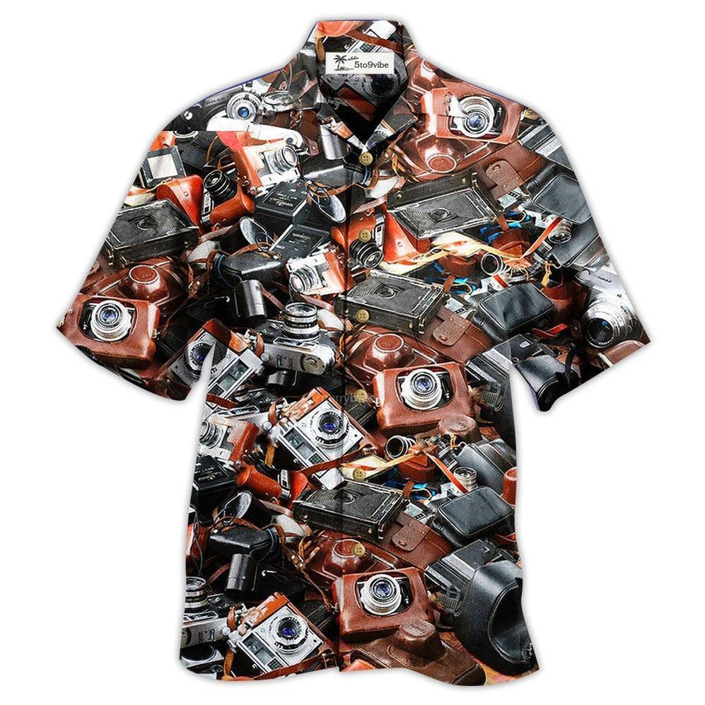 Hawaiian Shirt / Adults / S Camera Retro Love Life - Hawaiian Shirt 