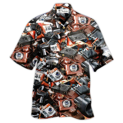 Hawaiian Shirt / Adults / S Camera Retro Love Life - Hawaiian Shirt 