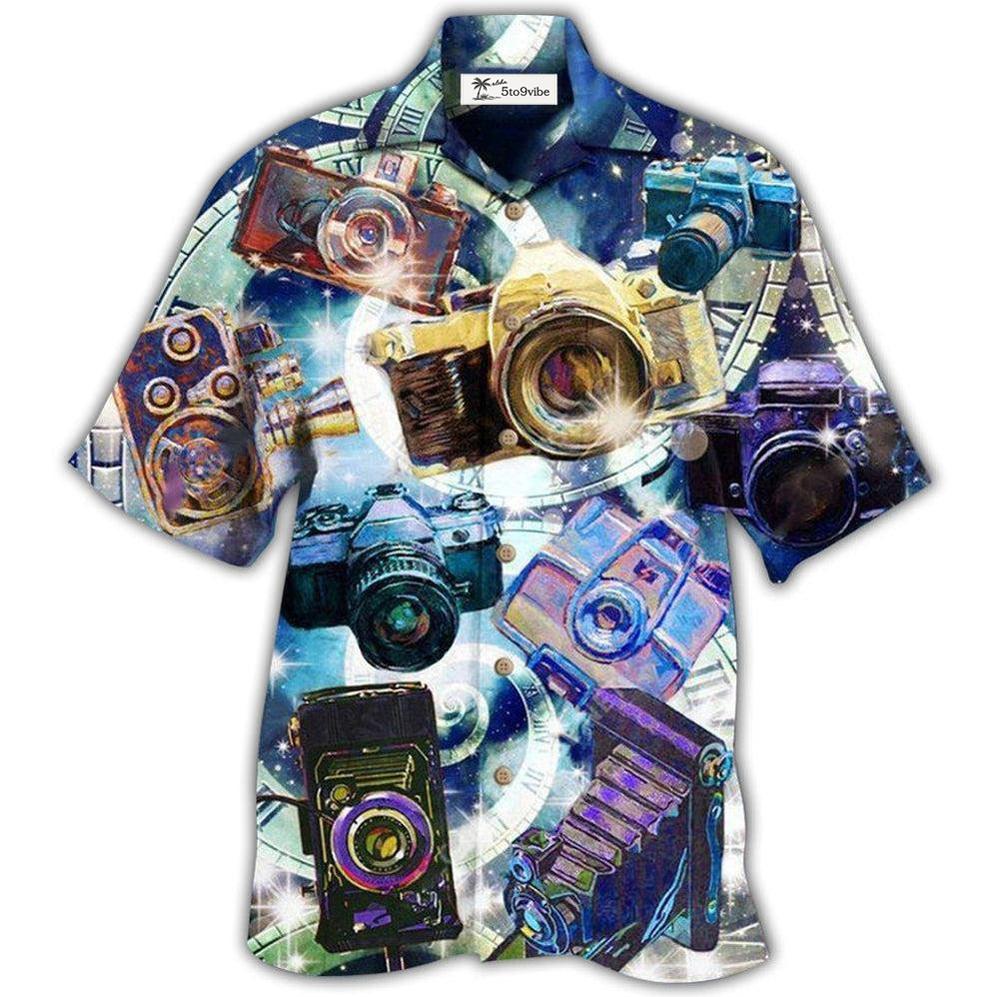 Hawaiian Shirt / Adults / S Camera Good Keep Great Memmories Style - Hawaiian Shirt 