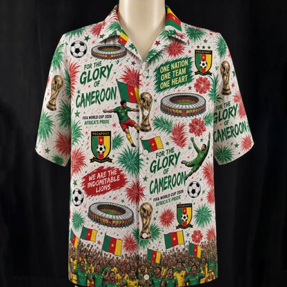 All Teams World Cup Champion Football Soccer Unisex Button-Up Hawaiian Shirt For Men & Women