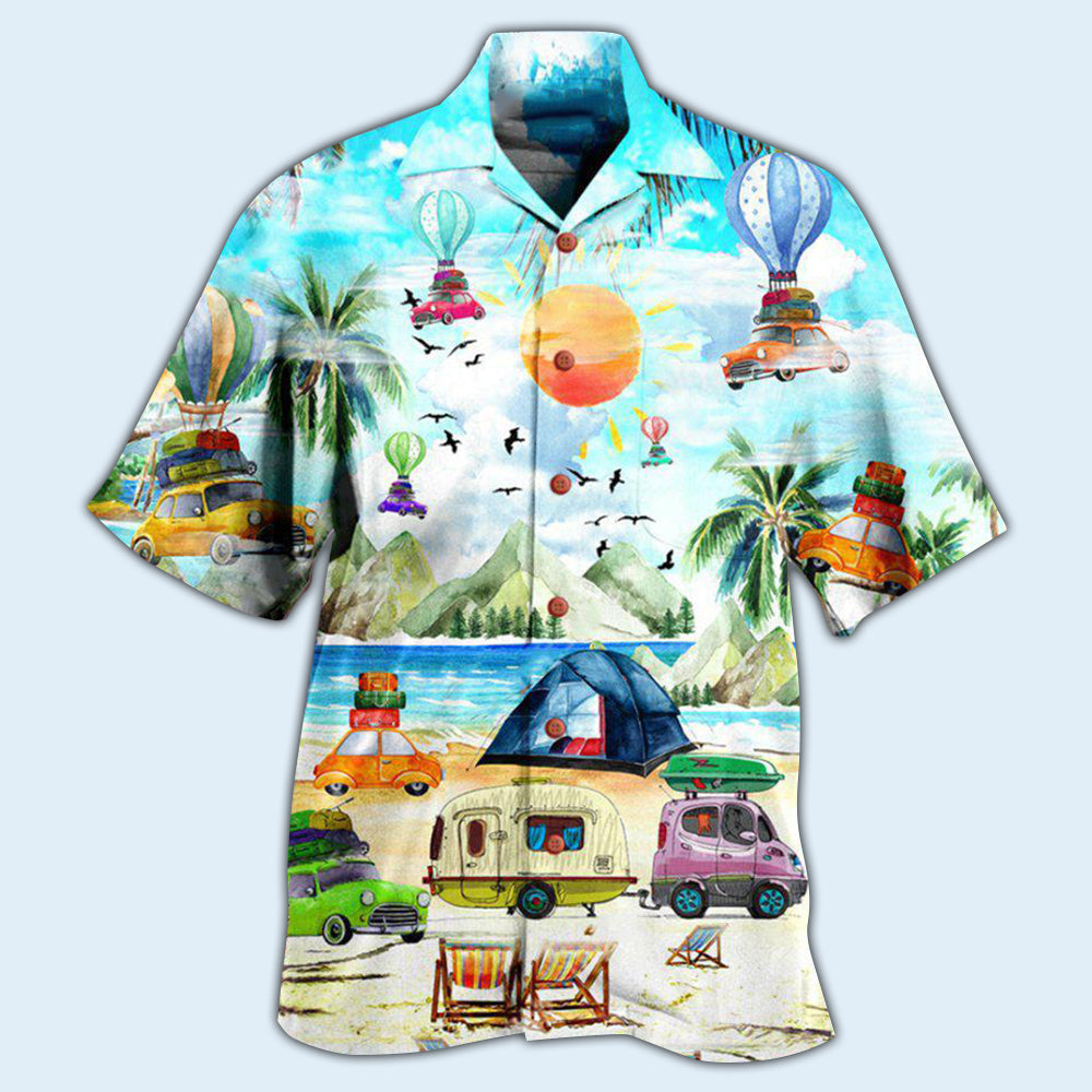 Camping Get High With - Hawaiian Shirt 
