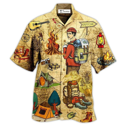 Hawaiian Shirt / Adults / S Camping Love Life - Hawaiian Shirt 