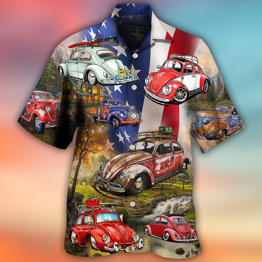 Camping Independence Day - Hawaiian Shirt 