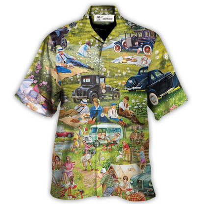 Camping It's Picnic Time So Funny - Hawaiian Shirt 