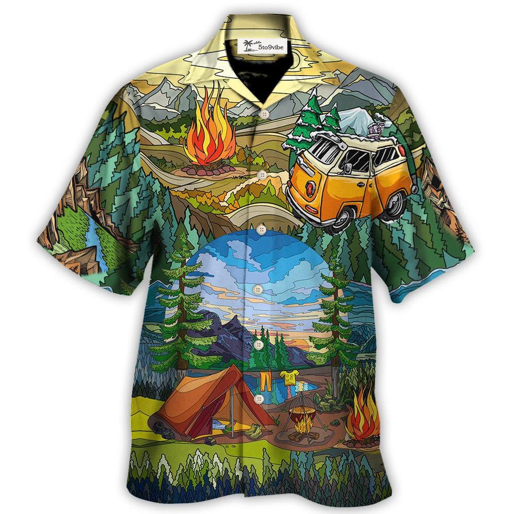 Camping Life Is Best Art - Hawaiian Shirt 