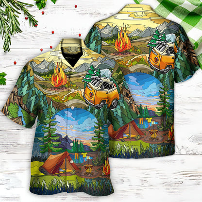 Camping Life Is Best Art - Hawaiian Shirt 