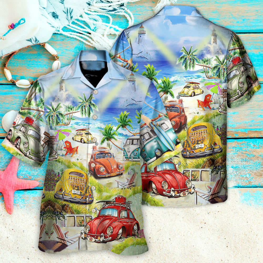 Camping Life Style Love Beach - Hawaiian Shirt 