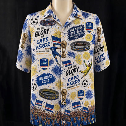 All Teams World Cup Champion Football Soccer Unisex Button-Up Hawaiian Shirt For Men & Women
