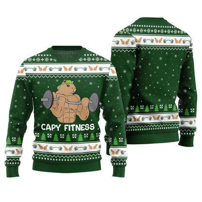 Capy Fitness Funny Ugly Christmas Sweater