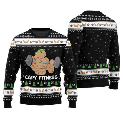 Capy Fitness Funny Ugly Christmas Sweater