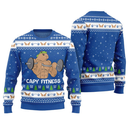 Capy Fitness Funny Ugly Christmas Sweater