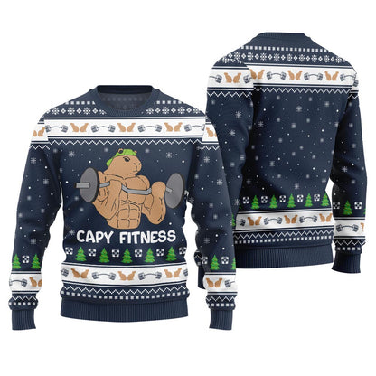 Capy Fitness Funny Ugly Christmas Sweater