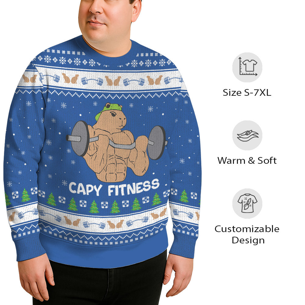 Capy Fitness Ugly Christmas Plus Size Sweater