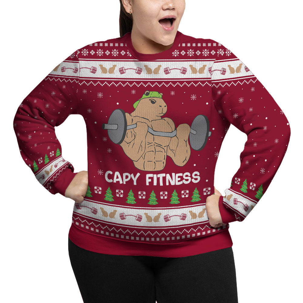 Capy Fitness Ugly Christmas Plus Size Sweater