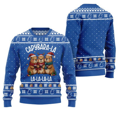 Capybara La La La Funny Xmas Sweater