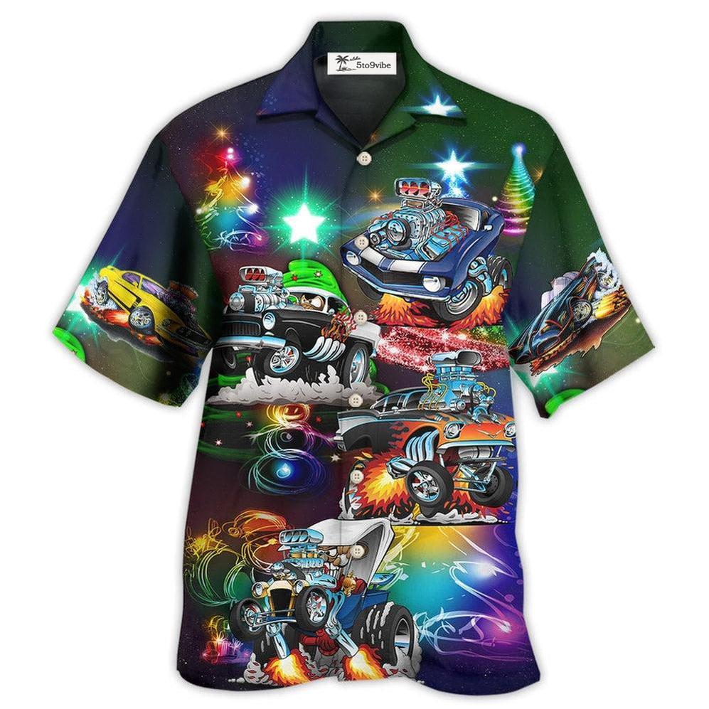 Hawaiian Shirt / Adults / S Car Stunning Merry Christmas - Hawaiian Shirt 