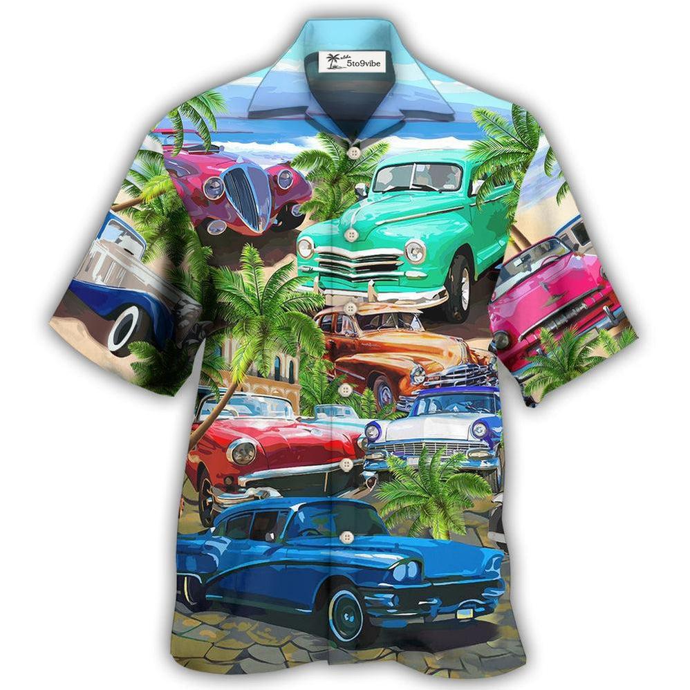 Hawaiian Shirt / Adults / S Car Classic Make Me Happy Love Beach - Hawaiian Shirt 
